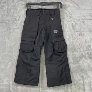 Sims Boys Youth Size S Snowboarding Pants Winter Outdoor Ski Black Insulated